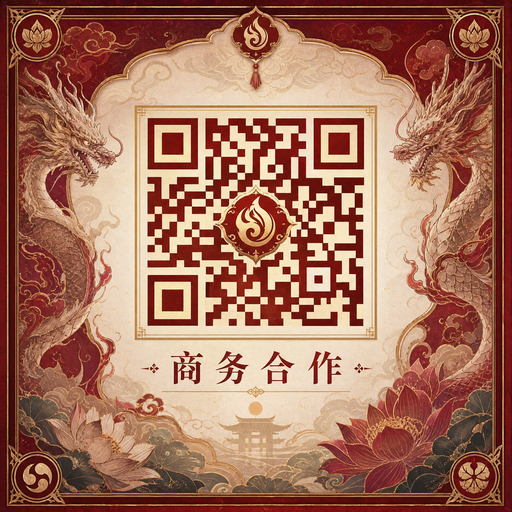 网红主播商务合作二维码